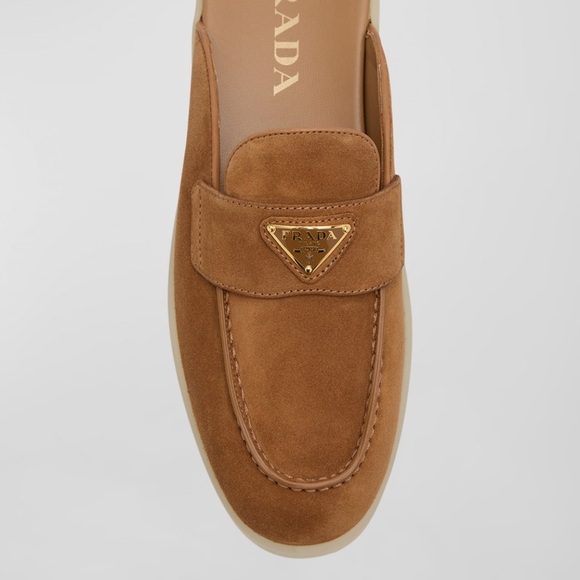Prada Saint Tropez Suede Mules - Picture 1 of 6